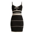 thumbnail image 5 of Madden NYC Women's Pointelle Knit Stripe Mini Dress, Sizes XXS-XXL, 5 of 5
