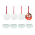 thumbnail image 1 of Adorno de sublimación PYD Life Glass, 7,62 cm, redondo, con cinta x24, 1 of 6