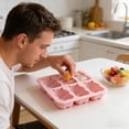 thumbnail image 5 of 6-Cavity Bear Shaped Silicone Ice Cube Tray Novelty Animal Ice Mold Easy Release Food Baking Pan for Dessert Cake Baking Home Bar Parties Drink Enthusiasts, 5 of 7
