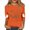 Gold-A-70706aa, variant on Trgacdwlo Halloween Shirts for Women 3/4 Length Sleeve Funny Pumpkin Graphic Womens Shirts Crew Neck Spooky Season Fall Pullover Tops S