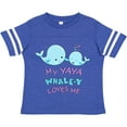 thumbnail image 3 of Inktastic My Yaya Whale-y Loves Me Boys or Girls Toddler T-Shirt, 3 of 5