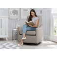 thumbnail image 3 of Delta Children Kenwood Slim Nursery Glider Swivel Rocker Chair, Taupe, 3 of 14