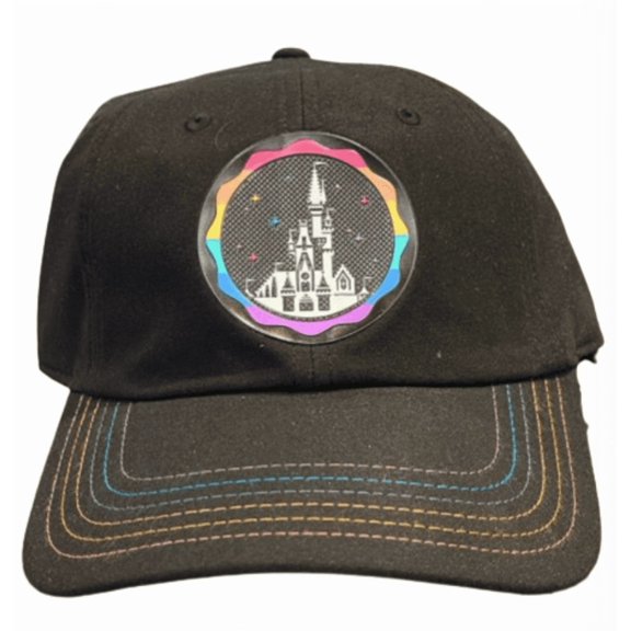 Disney Parks Castle WDW Pride Collection Hat Baseball Cap New with Tag