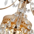 thumbnail image 6 of Modern Crystal Chandelier Glass LED Ceiling Light Fixture Hanging Pendant Lamp, 6 of 12