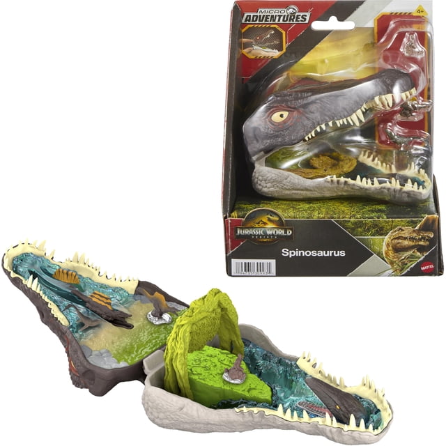 Microfiguras de Spinosaurus de Toy Playset Mattel Jurassic World