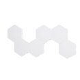 thumbnail image 1 of TFixol 6PCS RGB Hexagon Wall Lights White BT Connected LED Ambient Lighting, 1 of 9