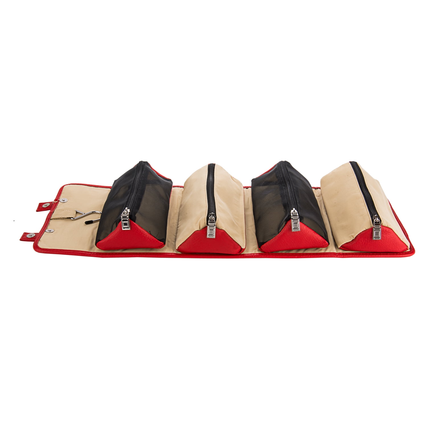 Stowaway Portable Leatherette Compact Traveling Essentials Carrying Organizer Kit