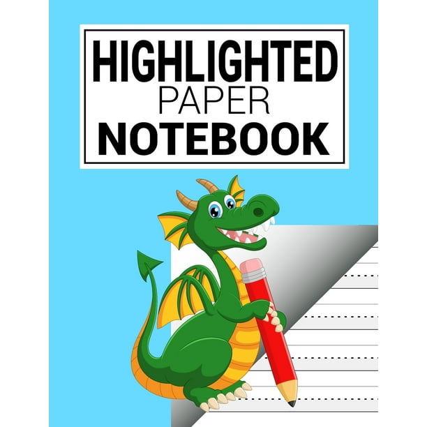 Early Childhood Education Materials Highlighted Paper Notebook For