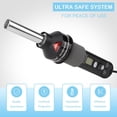 thumbnail image 4 of Heat Gun for Shrink Tubing, 110V 200W LCD Heating Soldering Hot Air Gun, 4 of 6