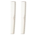 thumbnail image 2 of 2 PCS Peines de resina blanca para corte de cabello de finos y anchos, Peinados de peluquería con para mujeres Hombres de cabello, 2 of 8