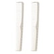 thumbnail image 2 of 2 PCS Peines de resina blanca para corte de cabello de finos y anchos, Peinados de peluquería con para mujeres Hombres de cabello, 2 of 8