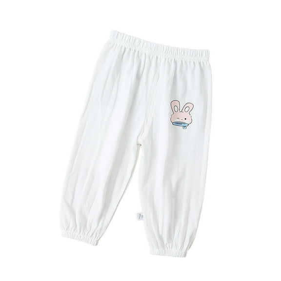 Chenyin Infant Toddler Girls Summer Pants Baby Anti-Mosquito Trousers Loose Lantern Pants Girls Cotton Bloomers Pants for 6 Months-5 Years