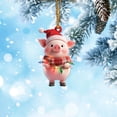 thumbnail image 4 of Christmas Ornament Adorable Dog Design Acrylic Perfect for Tree Decoration Festive Decor Ideal for Christmas Season/ Christmas Ornament J, 4 of 7
