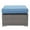 Blue, variant on Superjoe Patio Ottoman All-Weather Wicker Footrest,Blue