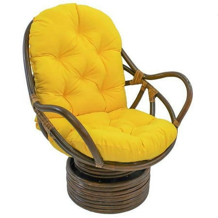 

48 x 24 in. Solid Twill Swivel Rocker Cushion Sunset