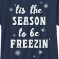 thumbnail image 2 of Boy's Lost Gods Freezin’ Season  Graphic Tee Navy Blue Medium, 2 of 4