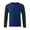 28# Navy, variant on Men's 3/4 Sleeve Shirts Crew Neck Baseball T Shirts Casual Moisture Wicking Athletic Raglan Tops Black S