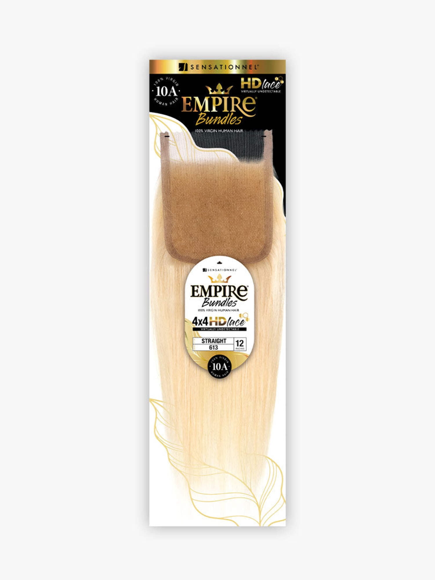 SENSATIONNEL - EMPIRE HH 4 X 4 HD LACE CLOSURE STRAIGHT