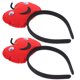 thumbnail image 2 of GOOHOCHY 2 diademas de manzana bonitas, accesorios para el cabello para cosplay de carnaval, broche de pelo de fruta de poliéster suave para accesorios de fotos de fiesta y festividades., 2 of 8