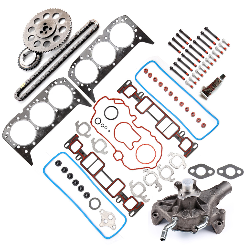 SCITOO Engine Part Timing Chain Kit Water Pump Head Gasket Set With