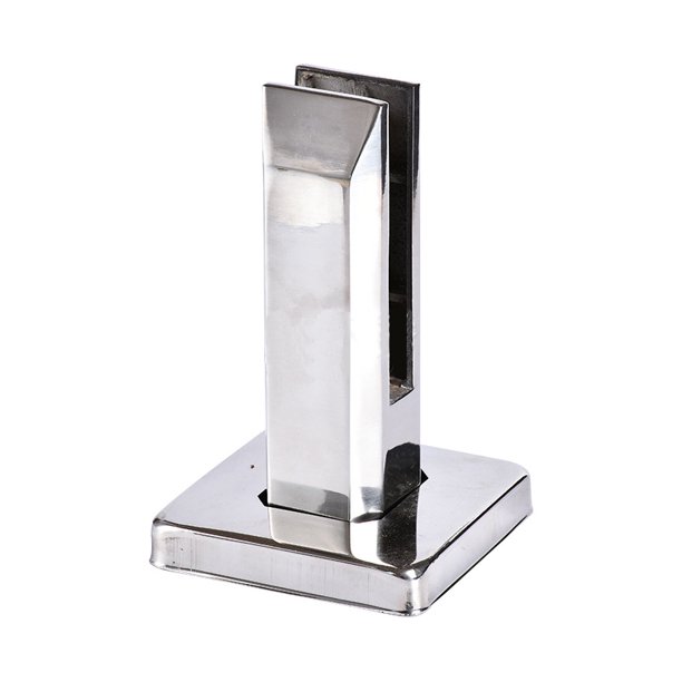 Clip de vidrio no perforado de acero inoxidable, clip de piscina, plataforma, barandilla de escalera, columna de playa, accesorios de hardware