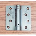 thumbnail image 2 of Spring Self-Closing Hinges, 4" Inch with 1/4" Inch Antique Brass - 2 Pack - Adjustable Door Closing, 2 of 2