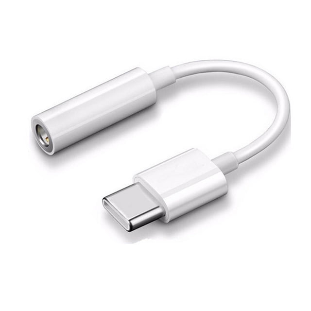 El adaptador de auriculares tipo C de 3,5 mm es adecuado para el adaptador de audio tipo C con control por cable para escuchar música de Huawei y Xiaomi