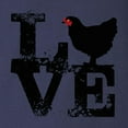 thumbnail image 3 of CafePress - I Love Chicken T Shirt, Chicken Lover T Shirt Men - Long Sleeve Dark T-Shirt, 3 of 4
