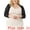 Black, variant on Unique Bargains Women Plus Size Sheer Open Front Cropped Long Sleeve Lace Cardigan 1X White