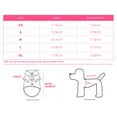 thumbnail image 3 of COUTUDI Dog Hoodie for Small Dogs Good Vibes Only Word Print Dog Hoodie Cat Hoodie Warm Winter Puppy Sweater Soft Puppy Hoodie Dog Coat Casual Sweatshirt, 3 of 3