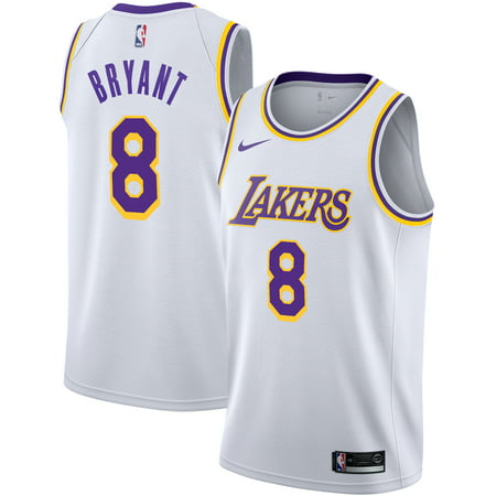Kobe Bryant Los Angeles Lakers Nike Swingman Jersey White - Association