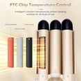 thumbnail image 6 of Morfone 3 Jumbo Barrel Curling Iron Wand 22mm Hair Waver Temperature Adjustable Ceramic Big Waves Hair Crimper (Gold), 6 of 10