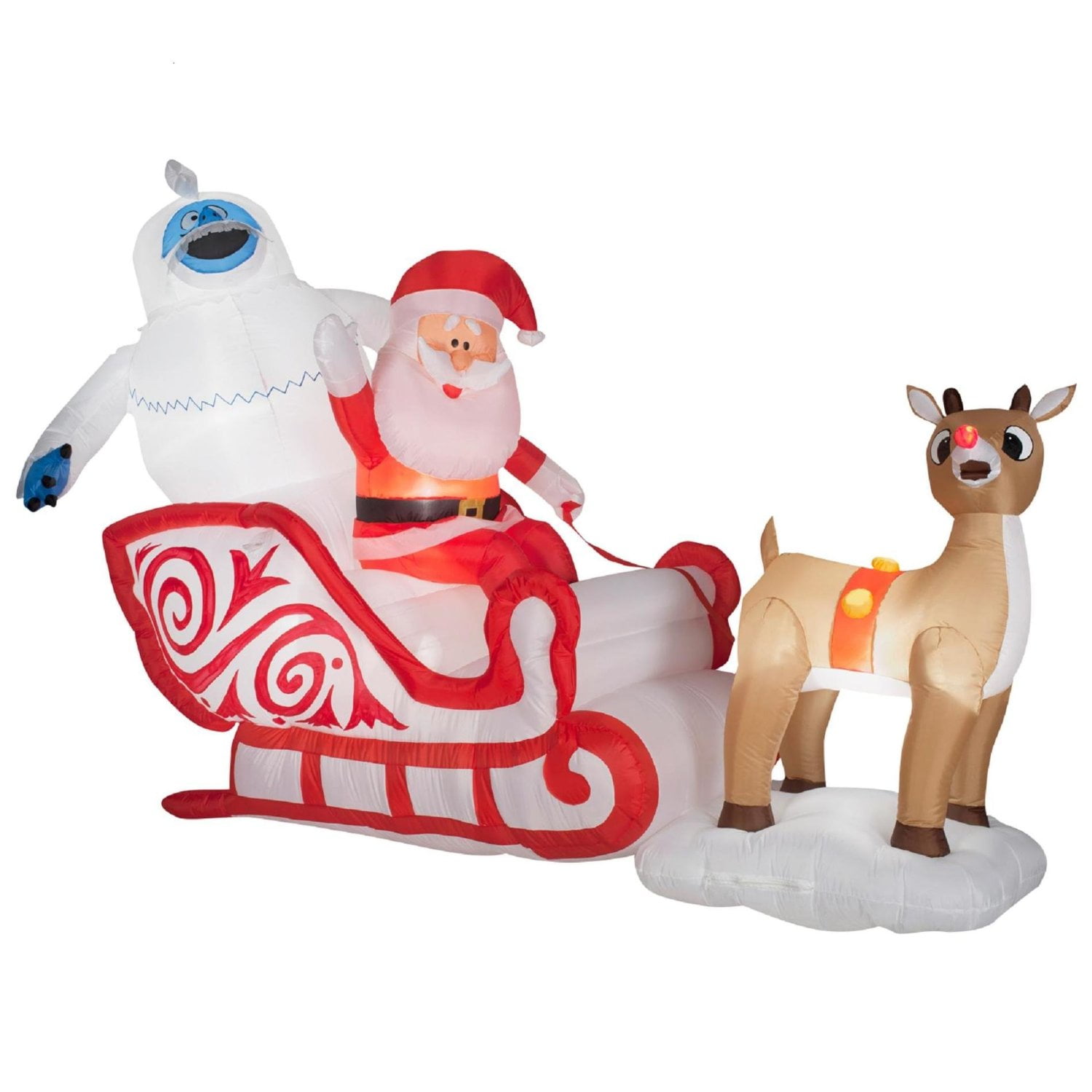 65 rudolph the red nosed reindeer and bumble santa airblown inflatable ya walmartcom - Rudolph And Santa 65 rudolph the red nosed reindeer and bumble santa airblown inflatable ya walmartcom - Rudolph And Santa