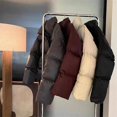 thumbnail image 4 of Abrigos abullonados de estilo Bomber para mujer, Parkas coreanas, pantalones cortos simples, gruesos y cálidos, ropa de calle Chic que combina con todo, moda Coreana de invierno, novedad de 2024, 4 of 5
