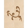 thumbnail image 1 of Ahgly Company Indoor Rectangle Patterned Moccasin Beige Area Rugs, 8' x 10', 1 of 1