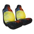 thumbnail image 2 of Yiaed Tennis Ball In Fire And Water Print Car Seat Covers,Universal Auto Seats Protector Fits for Car,SUV Sedan,Truck,Automotive Seat Covers & Accessories-2 PCS, 2 of 9
