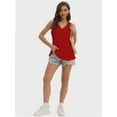 thumbnail image 6 of Women's Summer Sleeveless Blouse Casual Tank Flowy Tops for Women, 6 of 6