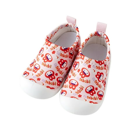 kamemir Soft Sole Baby Shoes Kids Sneakers for Girls Boys Tennis Shoes Sneakers Outdoor Non Slip Toddler Kids Baby Girls Lace Up Soft Shoes Sneakers(Pink 2-2.5 Years )