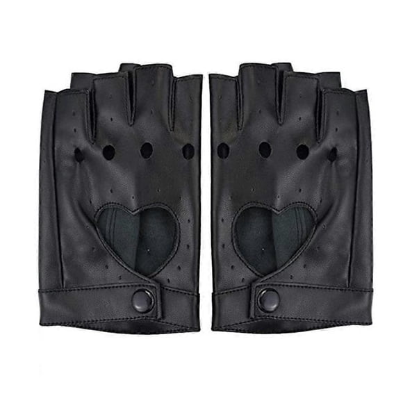 Black Fingerless Gloves 1Pair with Durable Material for Women Stylish Use