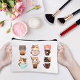 thumbnail image 4 of Cat Makeup Bag Canvas Cosmetic Bag Multi Purpose Pen Case Zipper Toiletry Travel Bag Case Purse Pouches Portable Survival Kit, 4 of 5