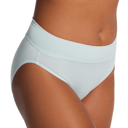 

Women s Warner s 5138J No Pinching. No Problems. Tailored Hi-Cut Panty (Minty Blue XL)
