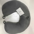 thumbnail image 3 of EFdul U-shaped pillows, Travel Pillow 100% Pure Memory Foam Travel Neck Pillowl, Grey, 3 of 4