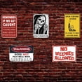 thumbnail image 2 of Funny Bar Signs Remember If We Get Caught Vintage Metal Tin Sign Man Cave Outdoor Accessories Decor Street Garage Shop Car Sign For Bedroom Art Wall Decor 8x12 Inch, 2 of 5