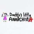 thumbnail image 2 of CafePress - Daddy's Little Anarchist Girl Infant Bodysuit - Baby Light Bodysuit, Size Newborn - 24 Months, 2 of 4