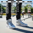 thumbnail image 4 of Glitter Shoes for Men Women Fashion High Top Casual Sequin Sparkly Bling Shiny Sneakers Gold, 4 of 4