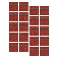 thumbnail image 4 of 20 piezas de papel de regalo para ramos de flores, accesorios para envolver regalos tradicionales Copo de nieve rojo, 4 of 9
