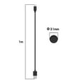 thumbnail image 3 of USB-C Smartwatch Charger Cable Dock for Amazfit Active 2 (A2437) – Portable Fast Charging Replacement with Probe Interface, 1000MA Output, Black, 3 of 8