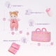 thumbnail image 4 of Set de muñecas blandas OUOZZZ 10 con muñeco de peluche, capazo y más, 4 of 6