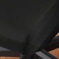 thumbnail image 6 of Gaming Chair Slipcover - Stretch Computer Desk Chair Cover with Zipper - Fabric Slipcovers - 1-Piece Form Fit Cover - Milk Silk Fabric - Black (Office Chair）, 6 of 7