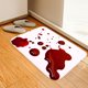 thumbnail image 1 of Alfombra de puerta manchada de sangre de miedo de Halloween alfombra de piso de puerta de baño 40x60cm Wmkox8yii  HFSH5439, 1 of 1